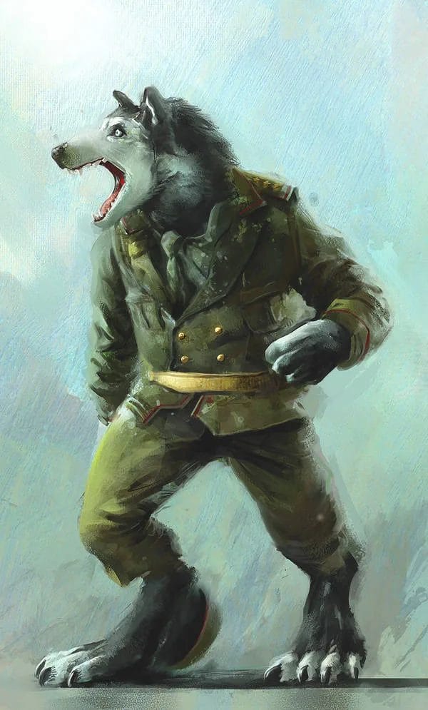 Red Army Werewolf Sketch by ISignRob