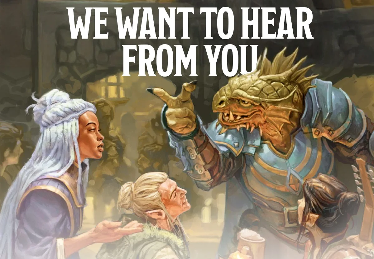 We Want To Hear From You