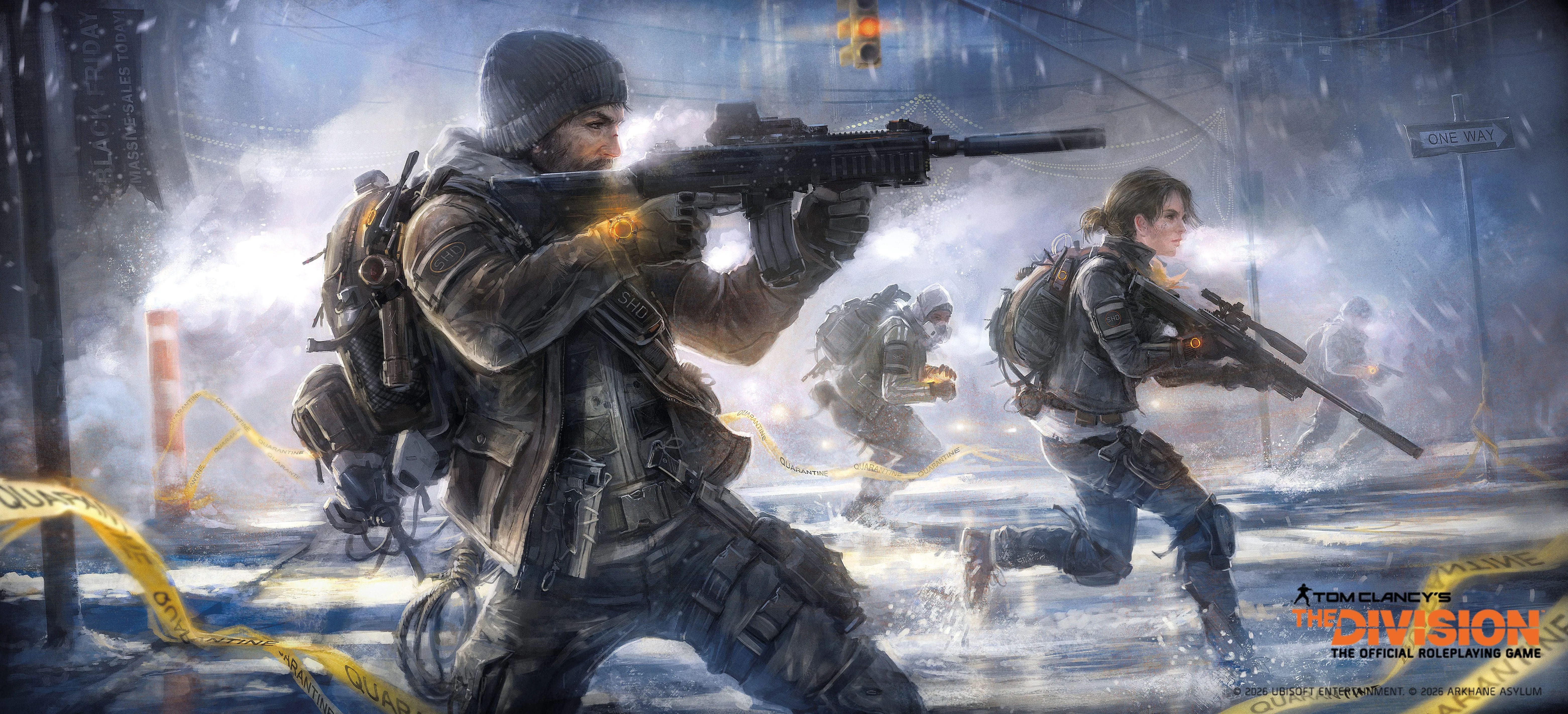 Gun battle in the street