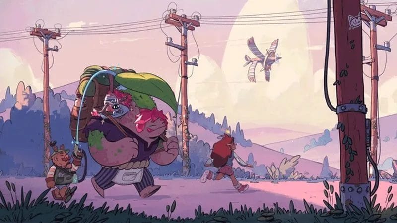 Runeway art - anime people walking