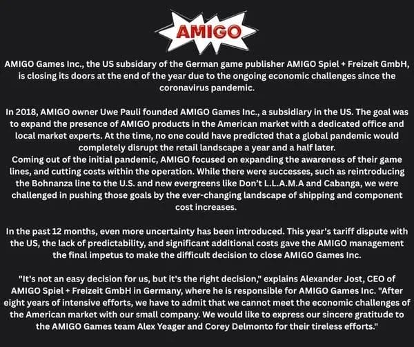 Amigo's last Facebook post