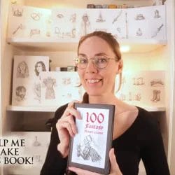 100 hand-drawn fantasy ink illustrations: Midnight Tower’s Tove embraces gritty OSR