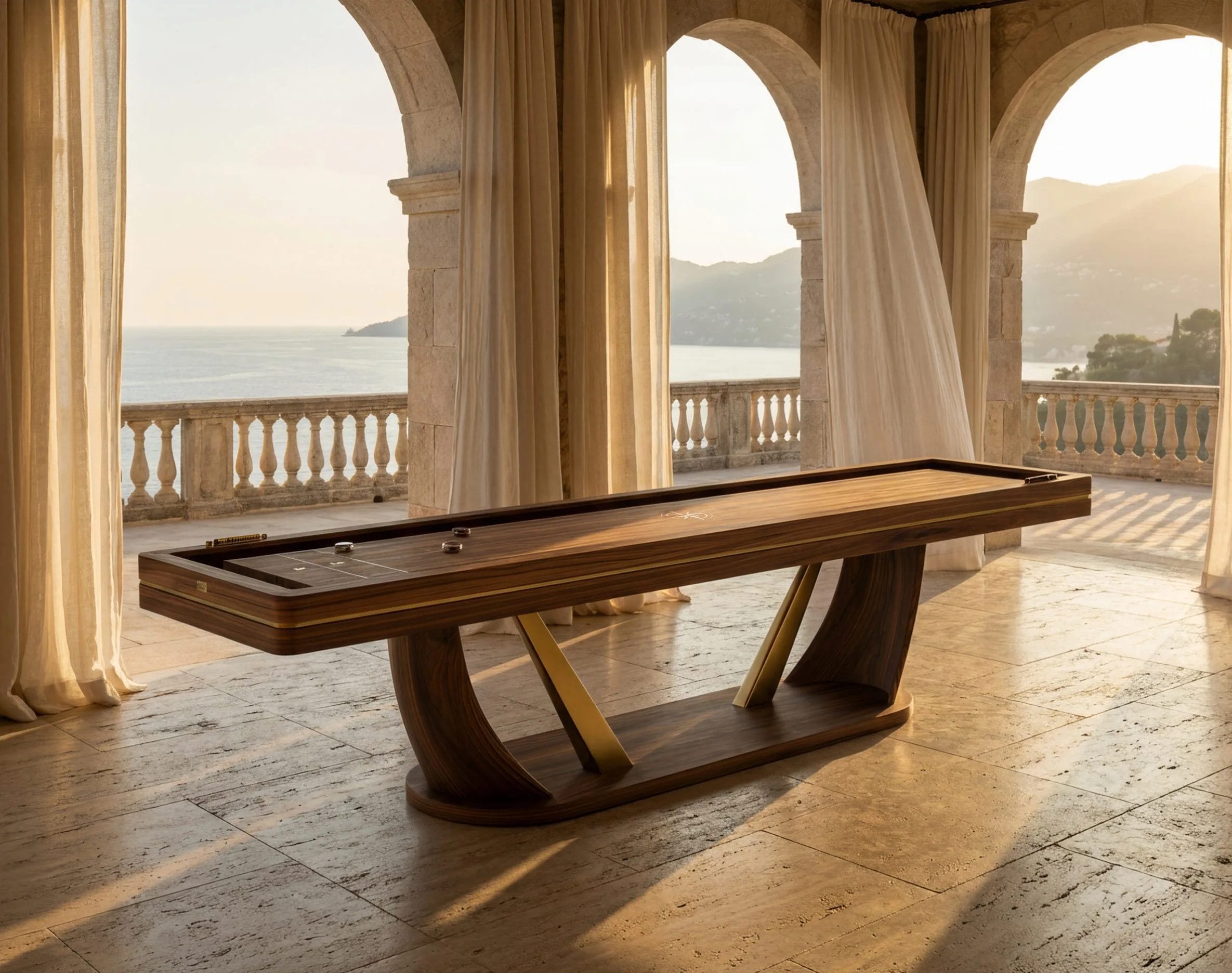 The expanded collection moves far beyond the original convertible pool and dining table launched in 2025