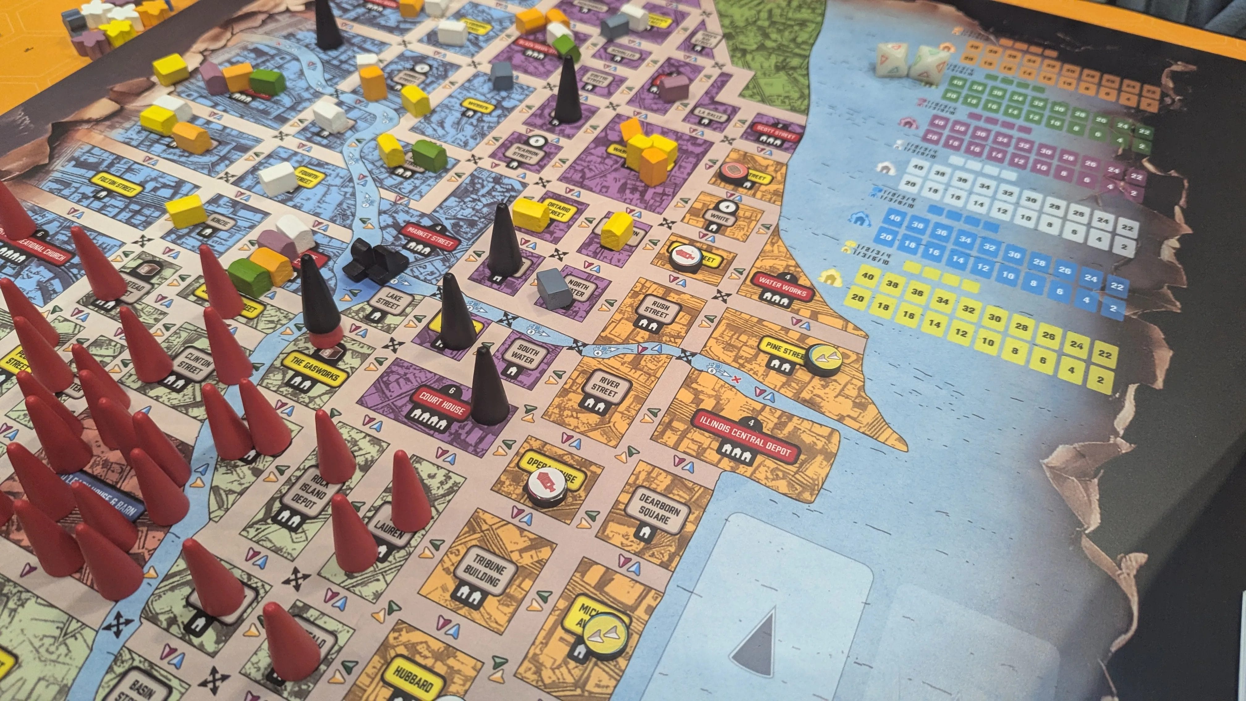 The Great Fire of Chicago board game