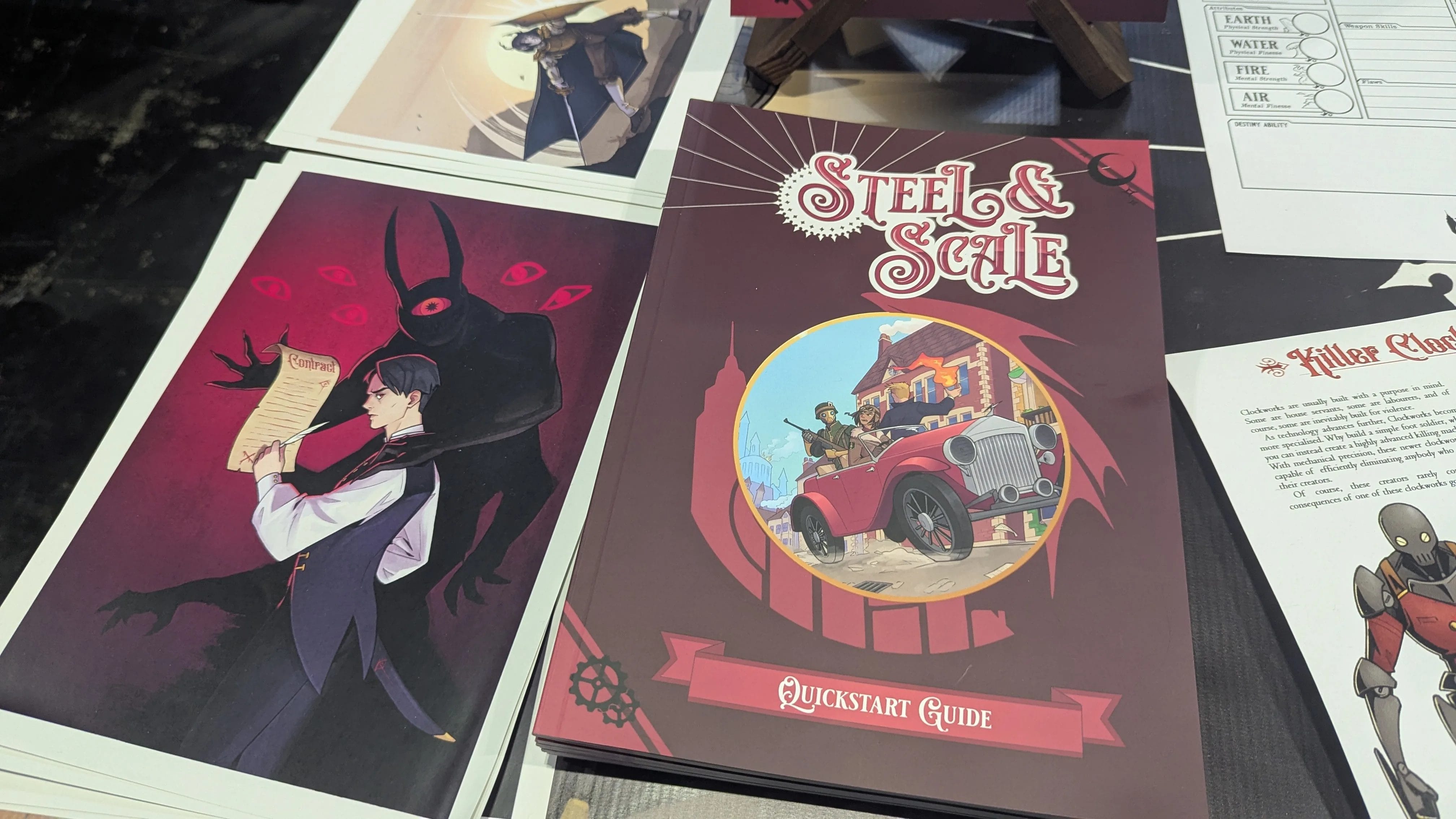 Steel & Scale hardcover quickstart